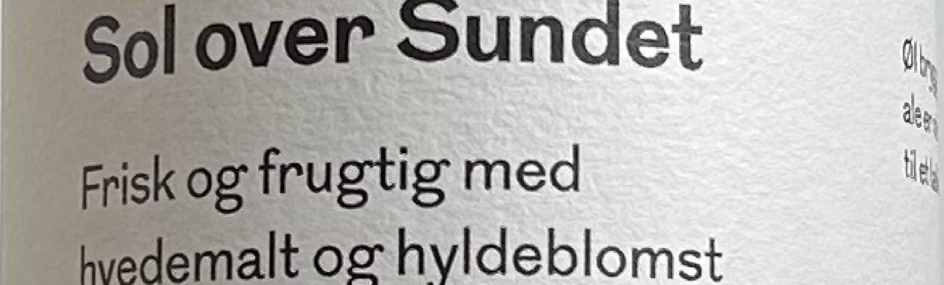Sol over Sundet fra Svendborgsund Bryghus